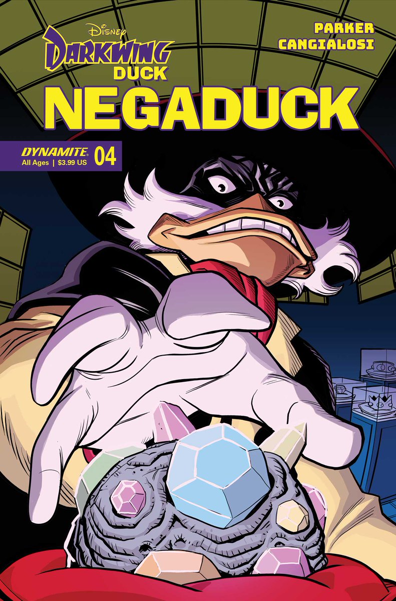 DynamiteComics's tweet photo. Monday is the Final Order Cutoff for Negaduck #4from Jeff Parker and Ciro Cangialosi. Look for the cover by Drew Moss. Also available in Virgin.
#disney #darkwingduck #negaduck #jeffparker #cirocangialosi
https://t.co/bbmiOrxMsf https://t.co/oSORCYVKeJ