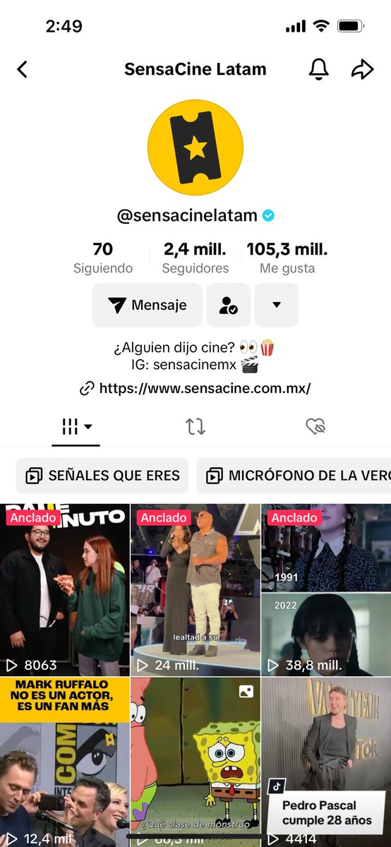 vanetommo1905's tweet photo. @SensaCineLATAM Espero ganar, son mi última esperanza 😭😭😭😭😭 #SensacineXDuna @SensaCineLATAM https://t.co/9CIl0hbJla