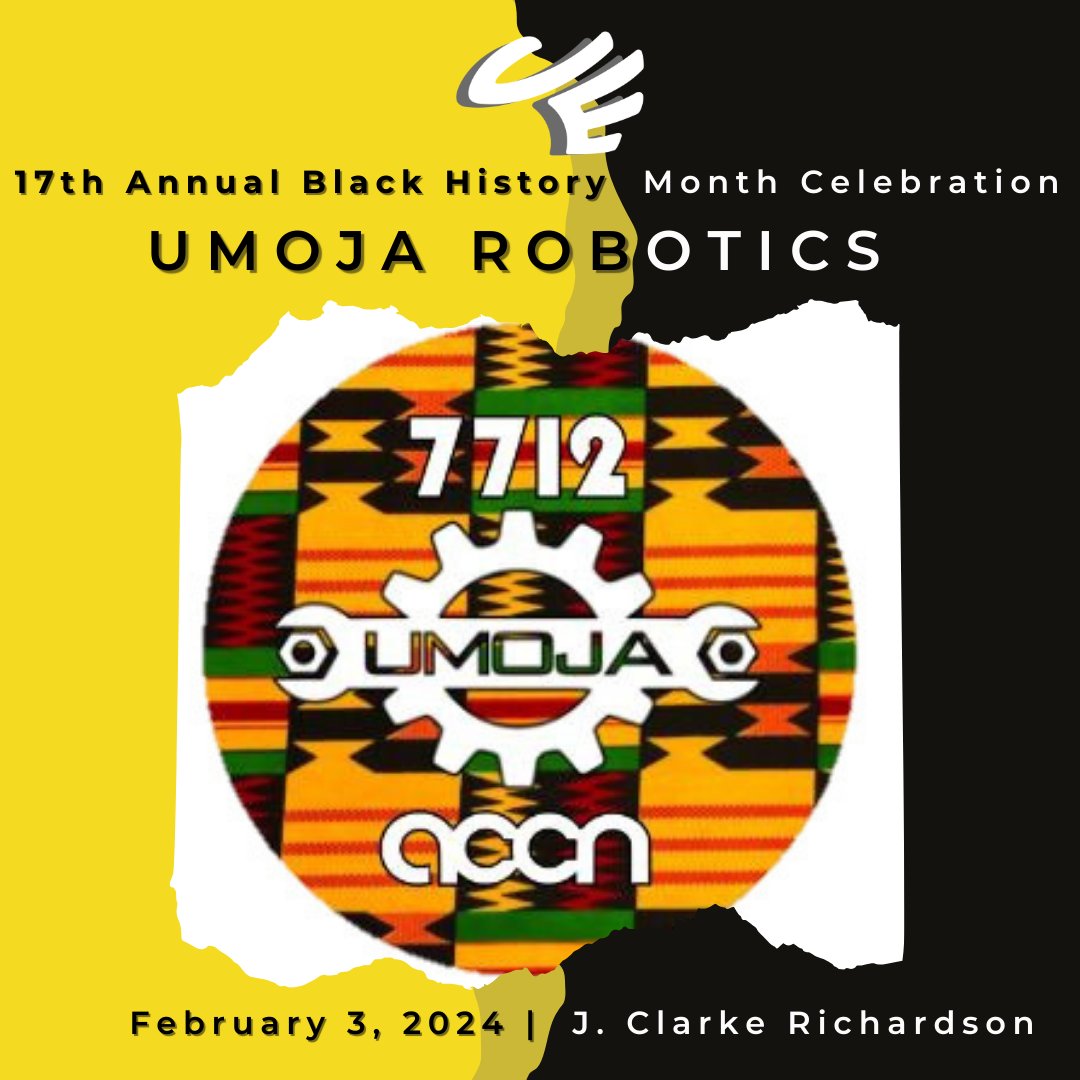 5 mins until the 17th #BlackHistoryMonthCelebration✊🏿✊🏾✊🏽✊🏼✊🏻. Make sure you grab some food and check out the booths, including a robot🤖 showcase by <a href="/accntoronto/">ACCN</a>'s <a href="/umojarobotics/">UMOJA ROBOTICS</a>, the 1st Black robotics team to compete at a First Robotics competition. eventbrite.ca/e/17th-annual-…