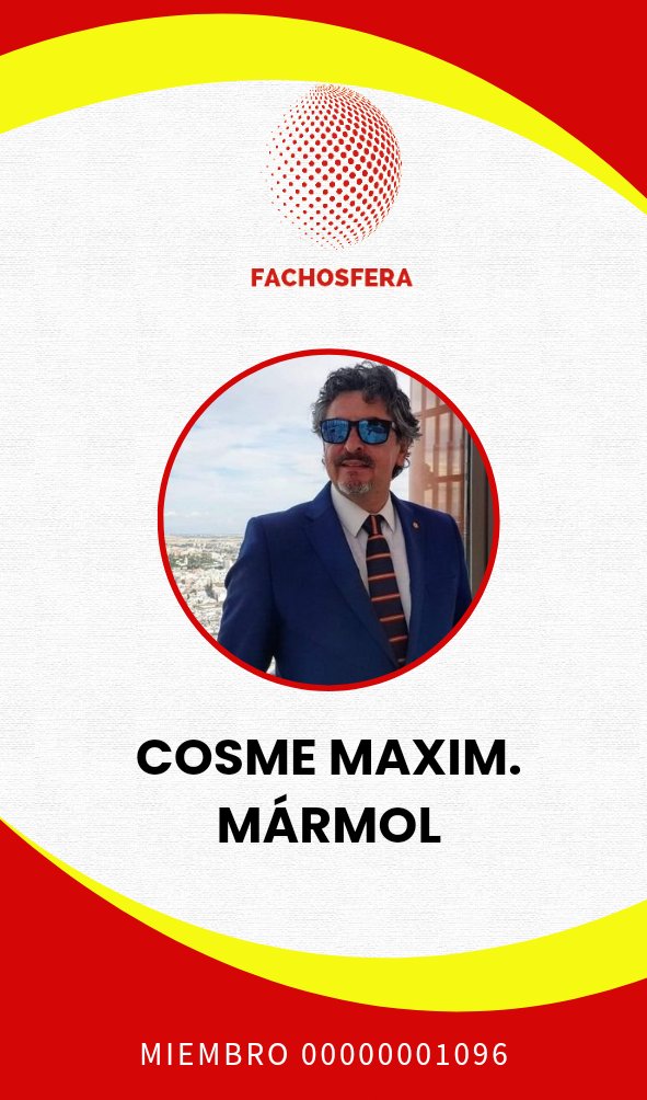 Me han admitido en tan selecto grupo. 
Todo un honor. 
Gracias @sordiqelise

#Fachosfera