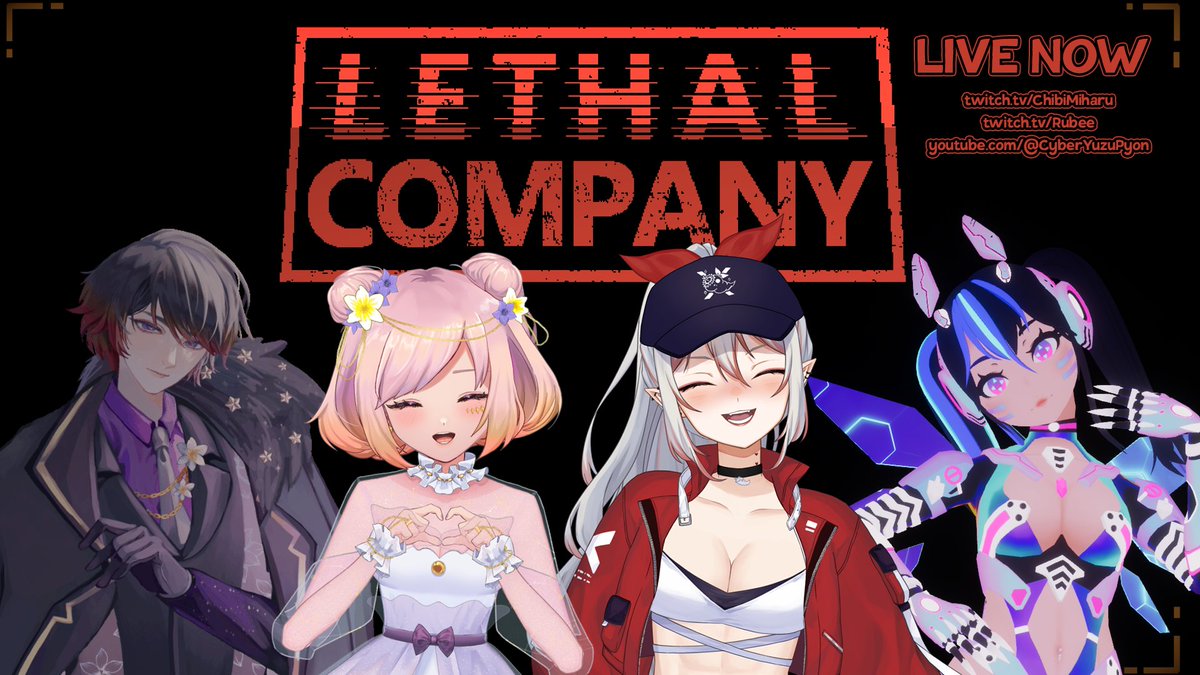 YIPPEEEE! Lethal Company time with these cuties! 💖 https://t.co/OHQYPIZG2b