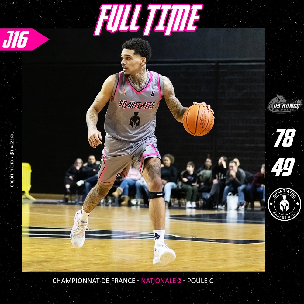 Match plein pour nos Spartiates qui s'imposent 78-49 face à Roncq ! 

Merci à notre public, vous avez été top !

Le 17 février, aux Maradas, la team vous attend pour un match événement face à Levallois : les 8ème de Finale du Trophée Coupe de France.