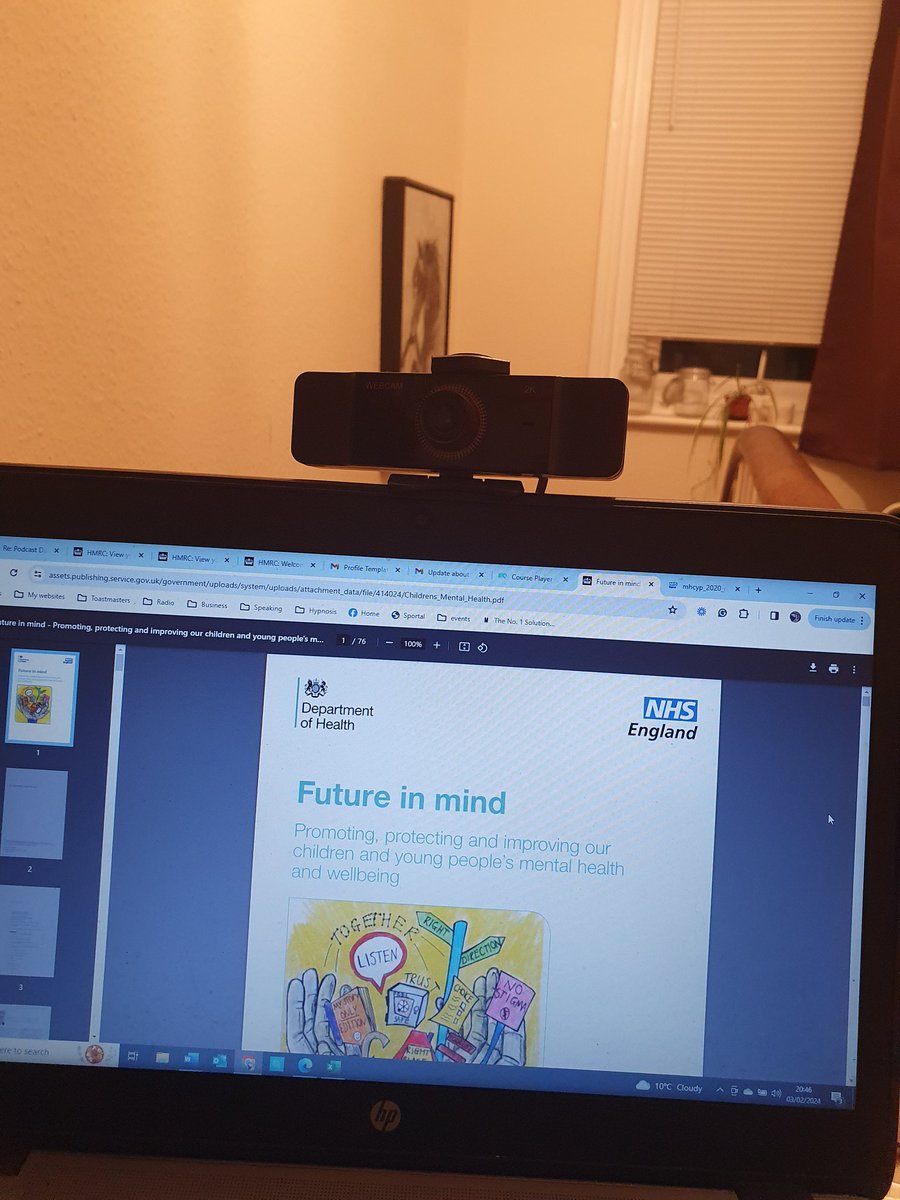 FightingFitJess's tweet photo. Reading up on the 'Future in Mind' from the @DHSCgovuk
And @NHSEngland - a vision, from 2015. 
How are things going now?
#youngmentalhealth https://t.co/ZgZTeKR9RV