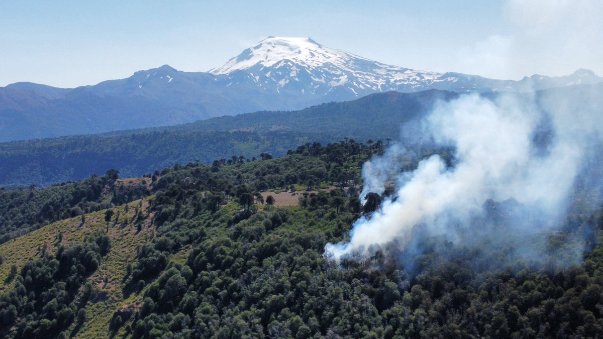 nikolira's tweet photo. @incendios_CONAF @Senapred @GabrielBoric @biobio incendio sector laguna El Barco - Alto Biobio activo ahora. URGENTE envío de helicóptero antes de que se descontrole. @meganoticiascl https://t.co/AkwXAKP53l