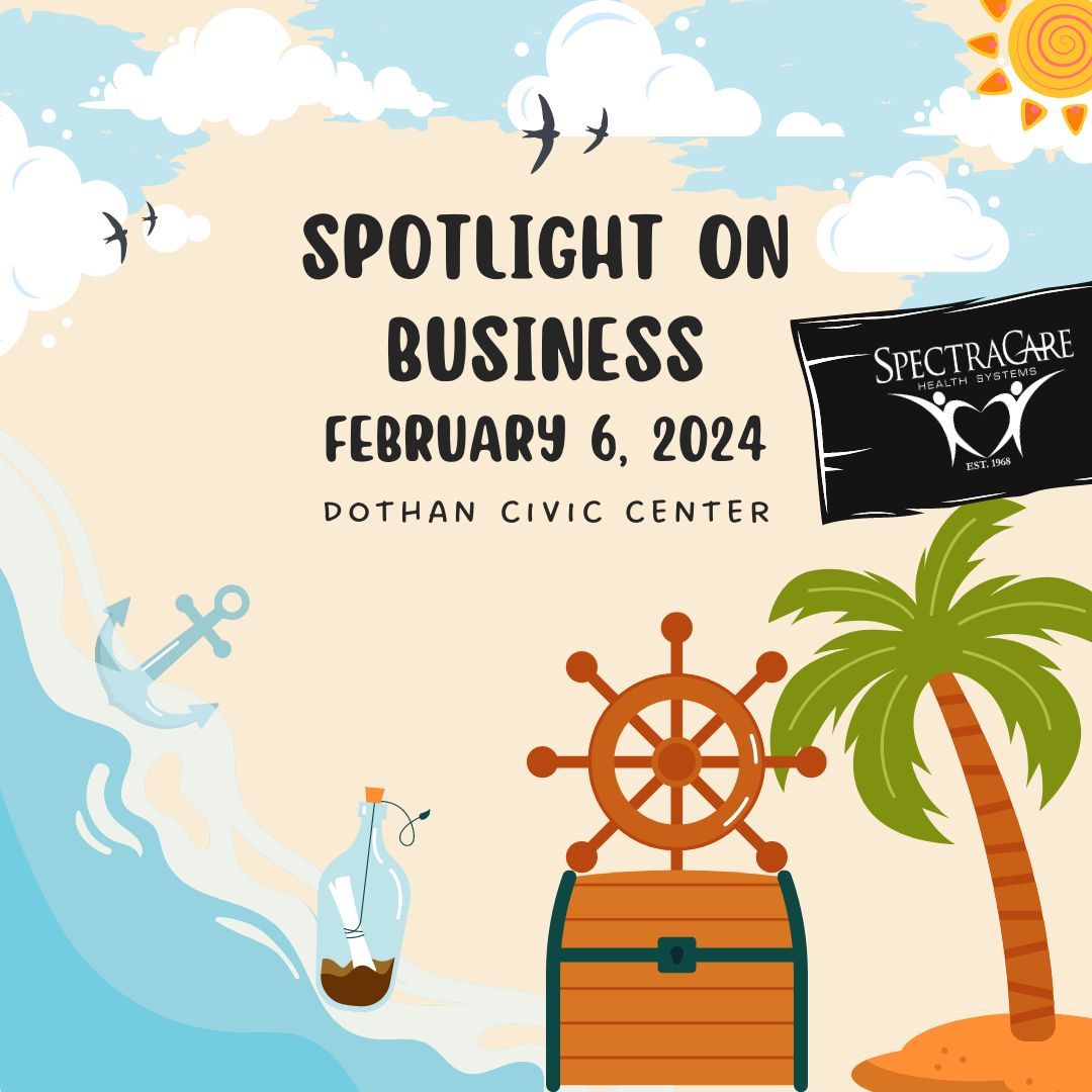 It's time to set sail!

Come join us Tuesday at the Dothan Civic Center for Spotlight on Business 2024! We'll have some goodies and information to give away, so mark your calendars now! We hope to see you there!

#SOB24
#CaringIsOurCalling