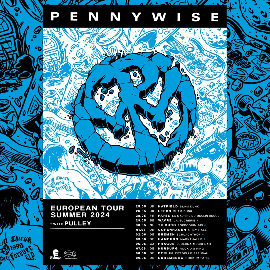 EUROPE 2024. See you May 25 - June 9 with Pulley on select dates. 👊