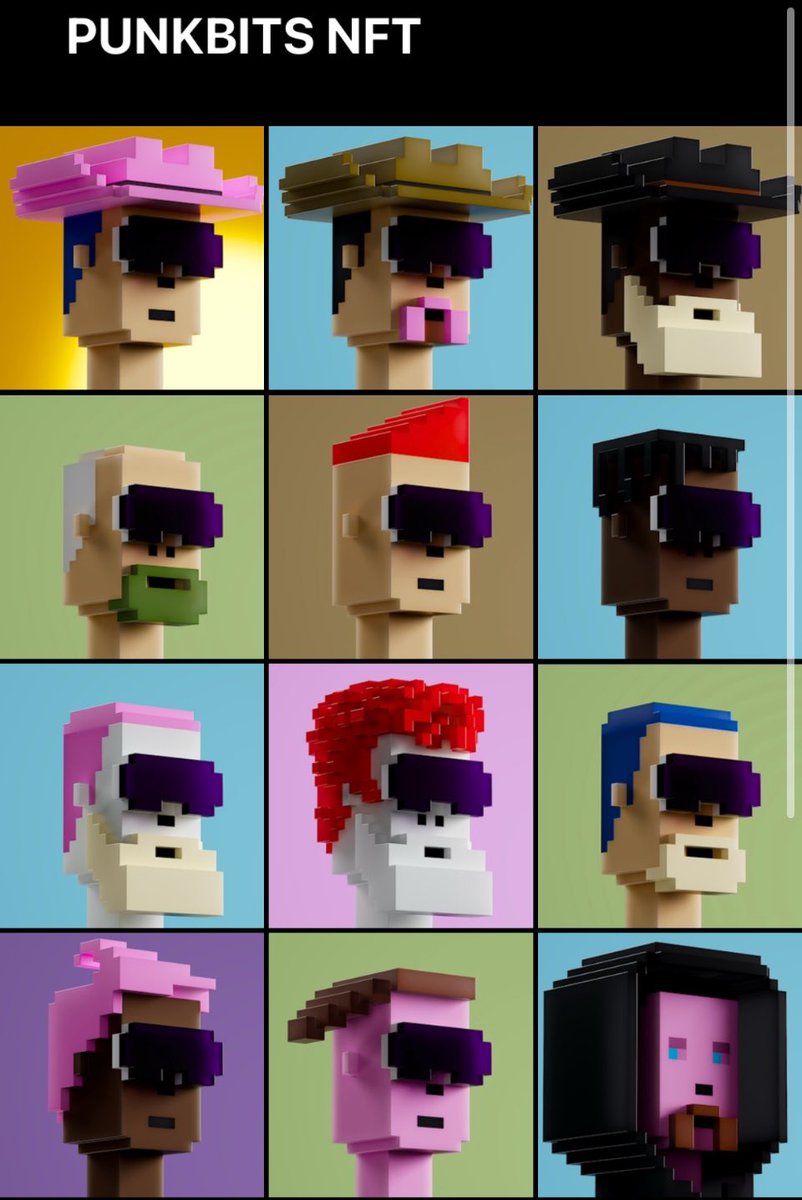 Xeliverance's tweet photo. #PUNKBITS stacked like people stacking #VisionPros. https://t.co/LIVP6KQw7x