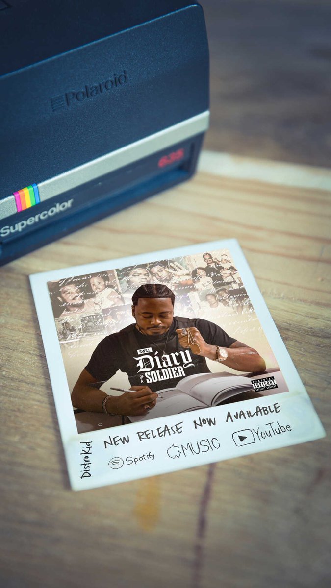 Bwill_2LIVE's tweet photo. My first album Diary of a Soldier is now out on all major platforms GO STREAM🔥❗️🎶 16 bangers for you to listen to &amp; get to know me. Thank you to everyone who has supported me on this journey so far, this is just the beginning 💪🏾🔥🚀  Cover Art 🐐 : @1HIGHRES 
#viral #distrokid https://t.co/g7pkmq4A29