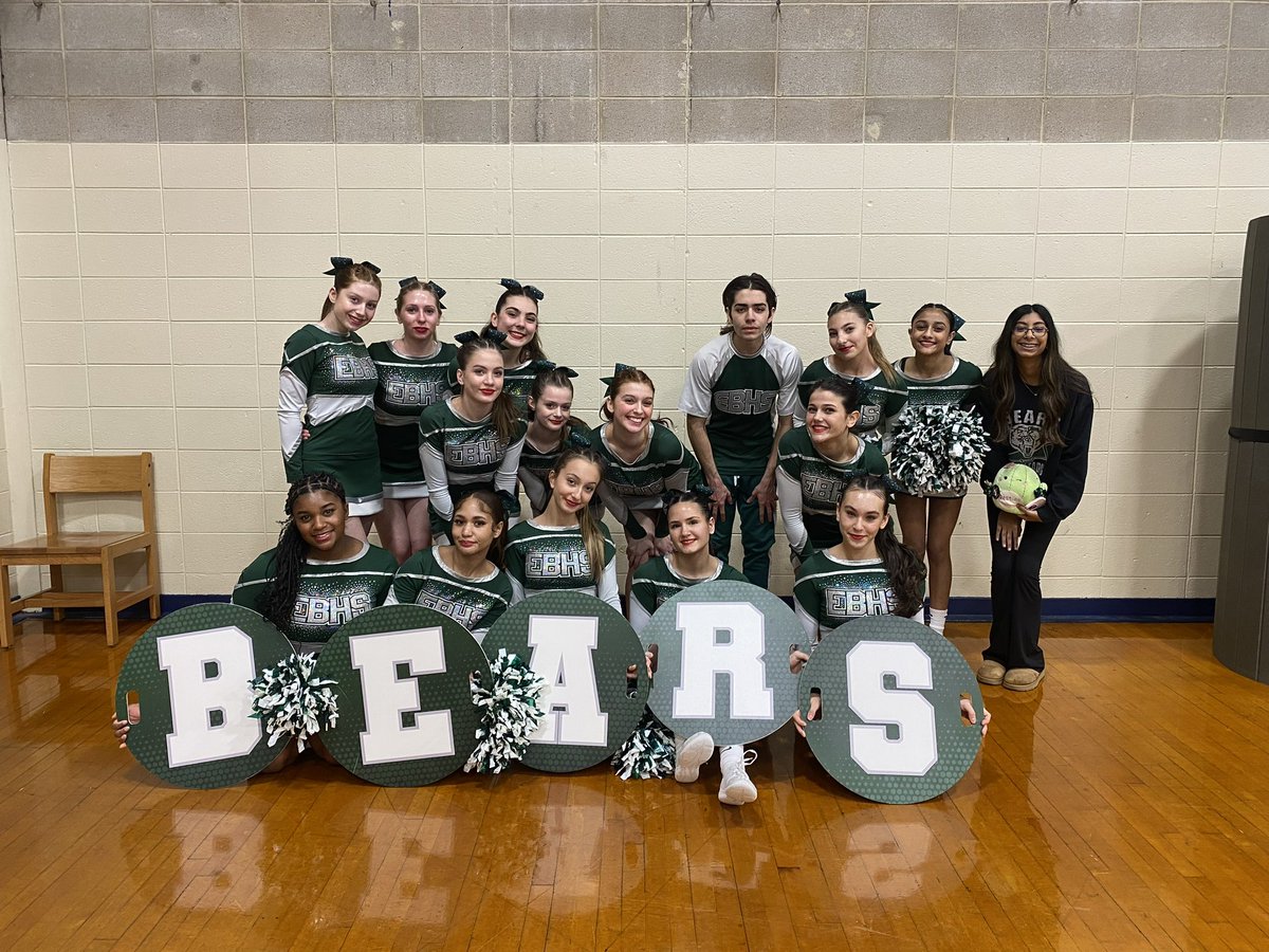 EBHS CHEERLEADING - Coach Rosner (@ebhsbearscheer) on Twitter photo Congratulations to our JV cheer team on a 2nd place win today at David Brearly High School! Looking forward to an even better performance next week and at States! GO BEARS! 🐻💚 <a href="/EB_Athletics/">Bears Athletics</a> @EBHSprinc Congratulations to our JV cheer team on a 2nd place win today at David Brearly High School! Looking forward to an even better performance next week and at States! GO BEARS! 🐻💚 <a href="/EB_Athletics/">Bears Athletics</a> @EBHSprinc