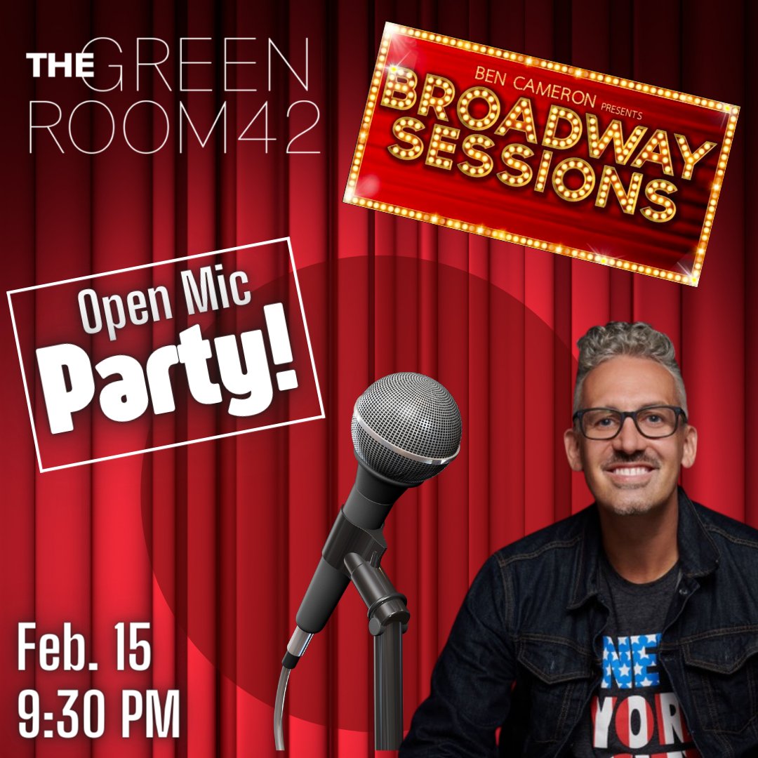 CALLING ALL SINGERS! WE WANT U TO #SING YOUR FACE OFF WITH US ON FEB. 15TH!! @BenDoesBROADWAY @TheGreenRoom42 #singers #broadway #musicaltheatre thegreenroom42.venuetix.com - send a screenshot of your res for 2 OR MORE and be pre signed up!