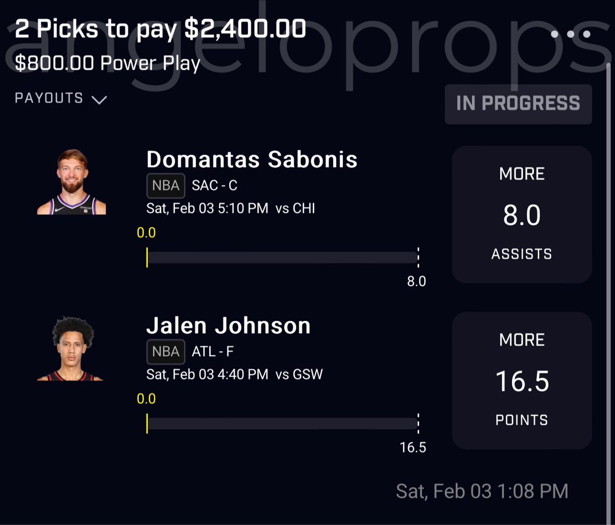 🌙☀️ NBA Afternoon Owl if this parlay cashes I will cashapp one person that likes this tweet $250. Must like to enter good luck 🤝

#Nba #PrizePicks