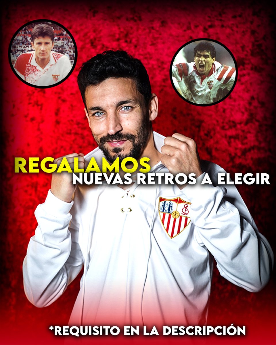 mivida_sfc's tweet photo. Requisitos:
-Dar like❤️
-Dar RT🔄
-Seguirme✅
-Mencionar a 1 Sevillista
(Hasta 28 febrero) https://t.co/m5VV4IqiTq