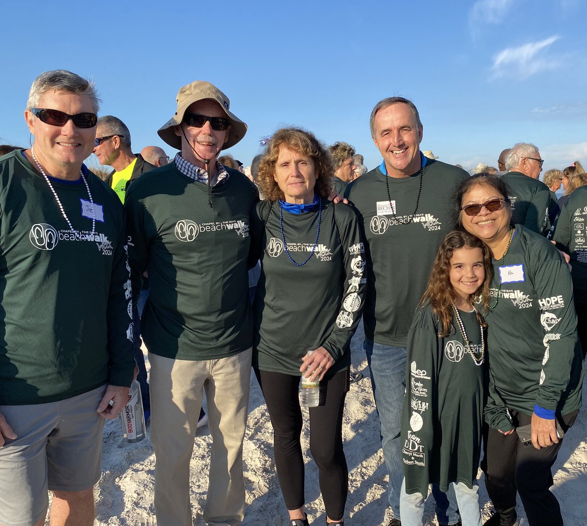 brucearector's tweet photo. Great turnout for the 15th Annual Chapel By The Sea Beach Walk this morning. Thank you to all the great sponsors for supporting this awesome charitable fundraising event. #brucerectorformayor #clearwatershines #chapelbythesea https://t.co/6el07f7jEd