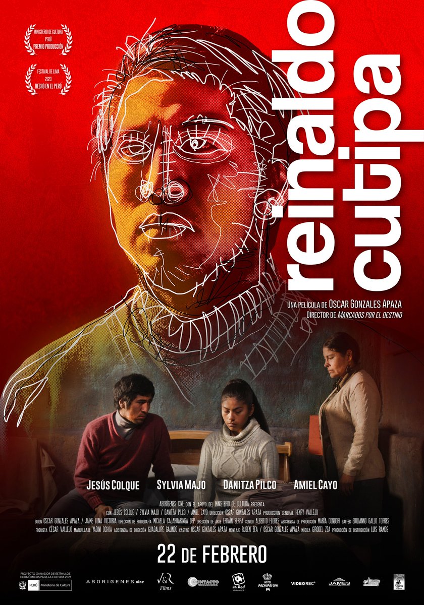 RomuloSulca's tweet photo. Ya que Puno esta en tendencia, este 22 de febrero se estrena en salas de todo el Perú, #ReinaldoCutipa película puneña dirigido por Oscar Gonzales Apaza.
Más info: https://t.co/TO59XM97ZF
#CinePeruano https://t.co/wm6TeUHXXP