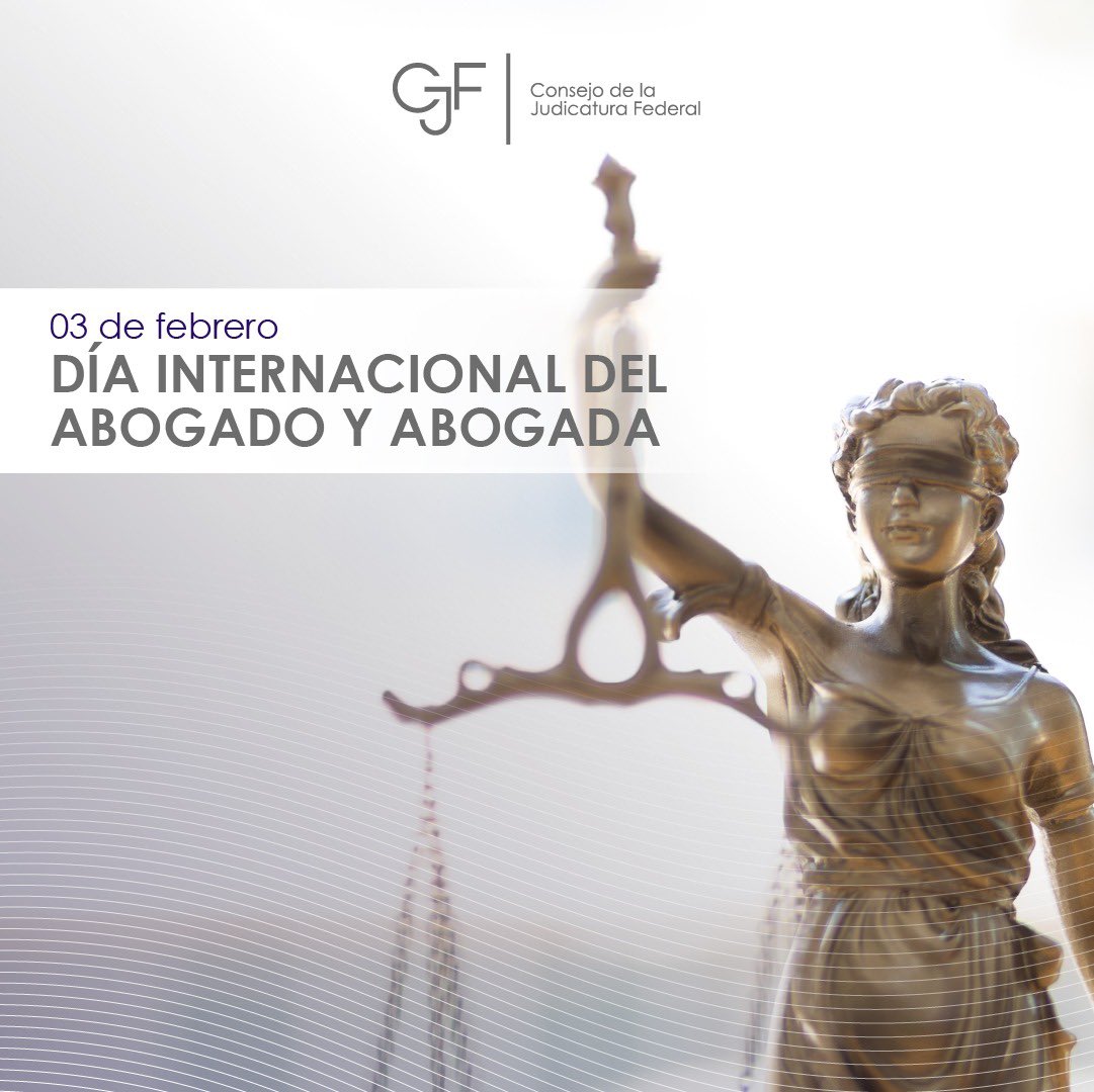 OAJ_Mex's tweet photo. ⚖️ En el #CJF reconocemos la labor de las abogadas y los abogados, profesionales que contribuyen a que la justicia que se imparte sea de mayor calidad para toda la ciudadanía.

¡Feliz Día! 👩‍💼👨‍💼 https://t.co/YPa7AV6dej