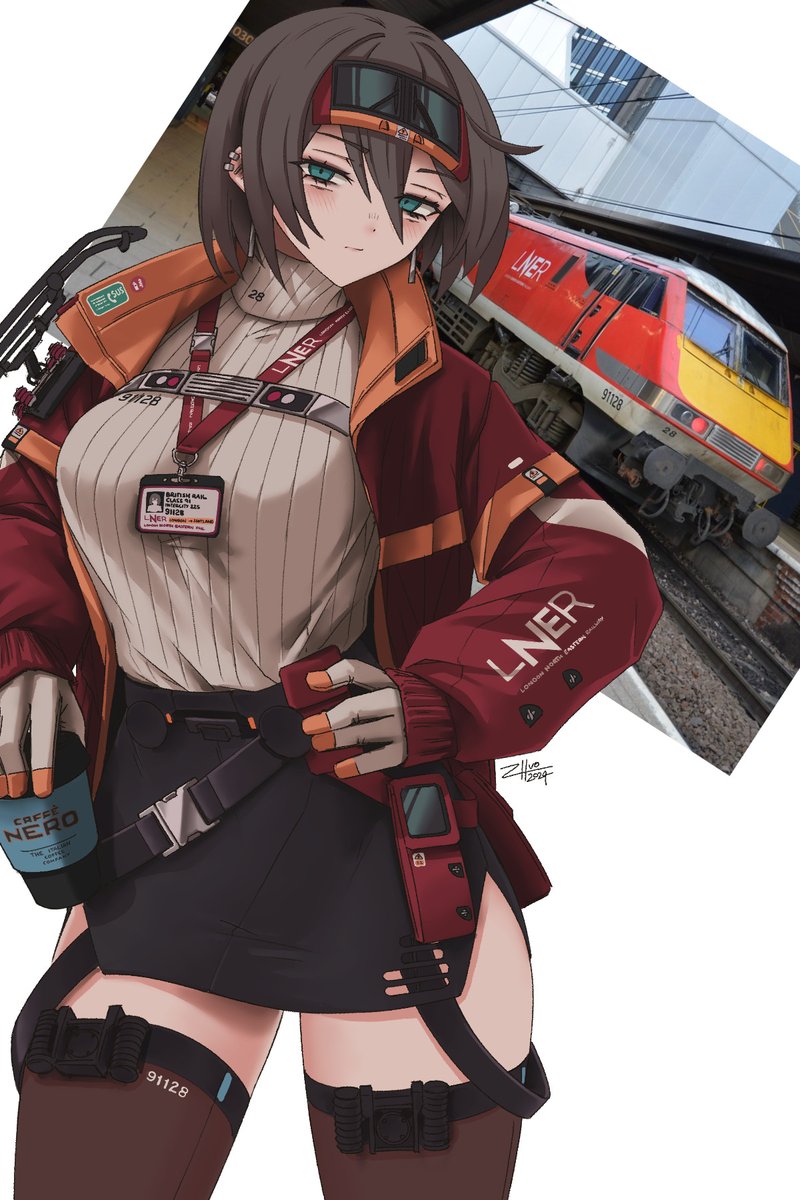 「commuter rail girls #characterdesign 」|zhvo (comms closed)のイラスト