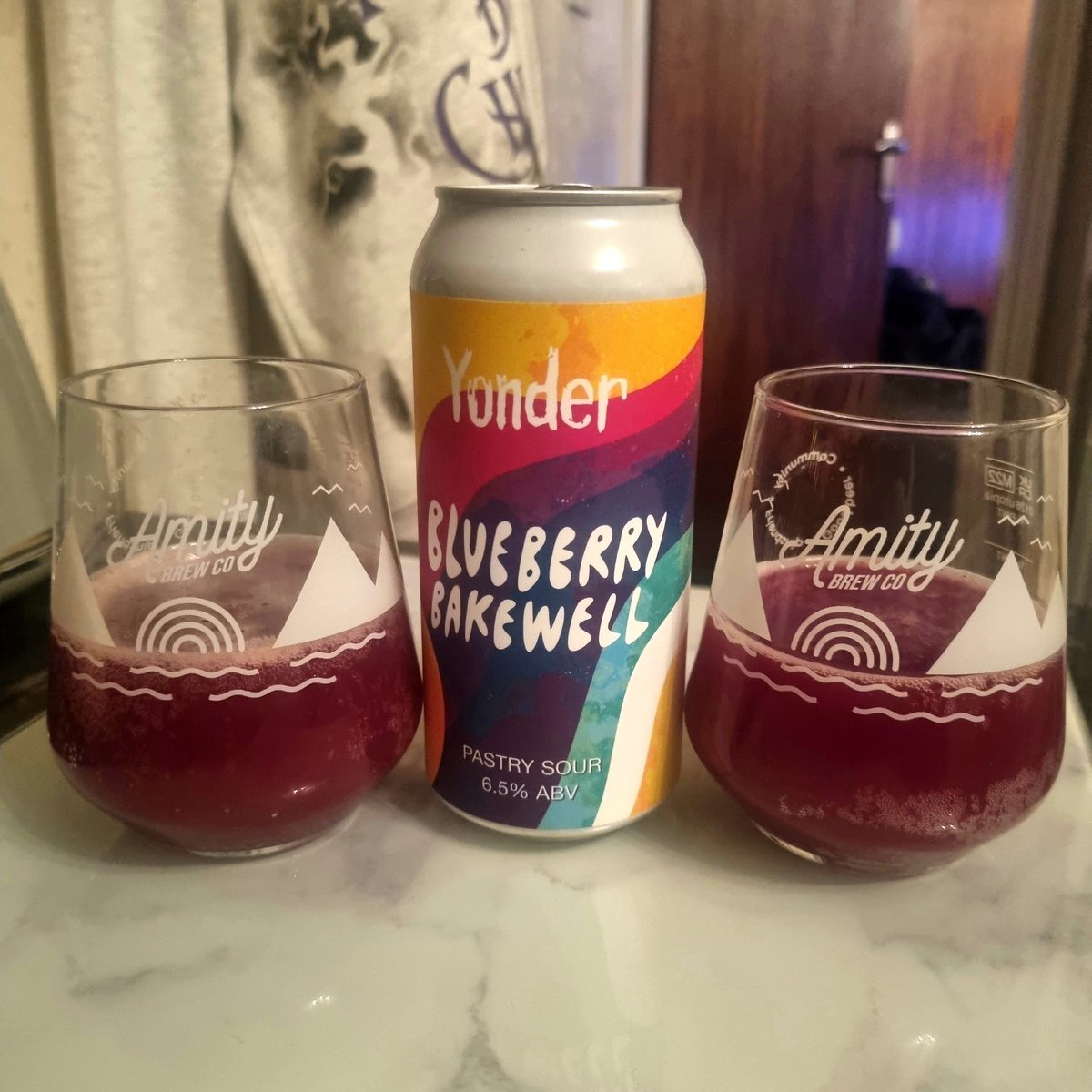 WelshWestwood's tweet photo. Yonder Blueberry Bakewell | Pastry Sour 6.5%
────────────────────
#beer #ale #craft #craftale #craftbeer #craftbeers #beerphoto #craftbeerlife #craftbeerlover #craftbeernotcrapbeer #beernerd #beerporn #brewery #beerlover #ipa #aledrinker #alelover #aledrinker https://t.co/JpBCCrX2NM