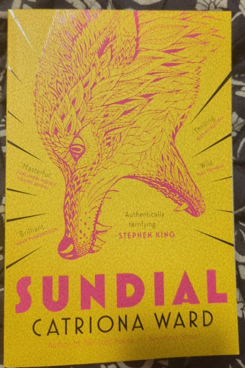 Just finished reading Sundial and it definitely lived up to the hype ! Last House On Needless Street was the first book I read in 2023 as a goal to help my dyslexia  and honestly is what sparked my love for reading now ❤️ definitely check <a href="/Catrionaward/">Catriona Ward</a> books for sure !