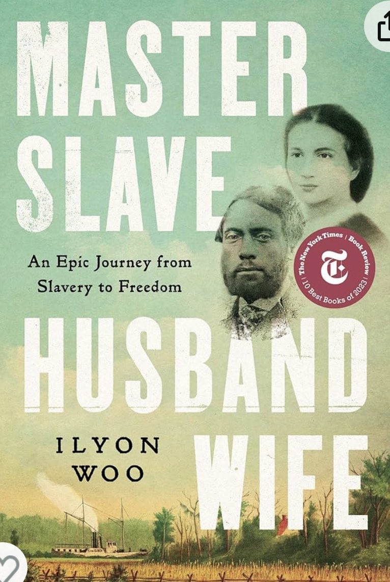 A stunning debut about a black couple who escape slavery to be celebrated for their determination to be free and to have equal rights. Relevant issues today #masterslavehusbandwife #ilyonwoo
