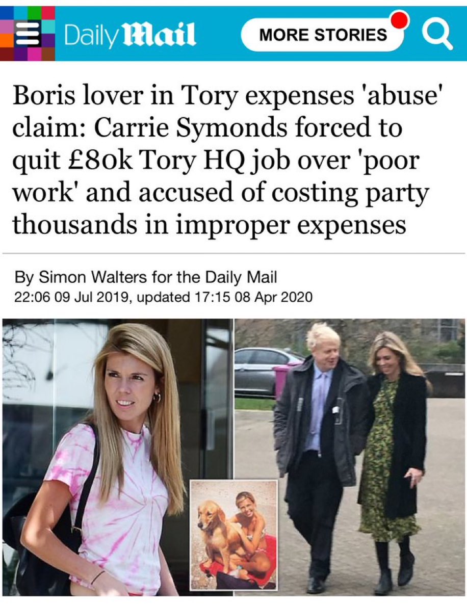 Another fun Carrie Johnson fact.👇
She was part of ‘Conservative Friends of Russia’, and one of the founders of that was Matthew Elliott of ‘Vote Leave’. 🇪🇺

Check for yourselves, if you like. 🔍

#BrexitBenefits #ToriesBrokeBritain