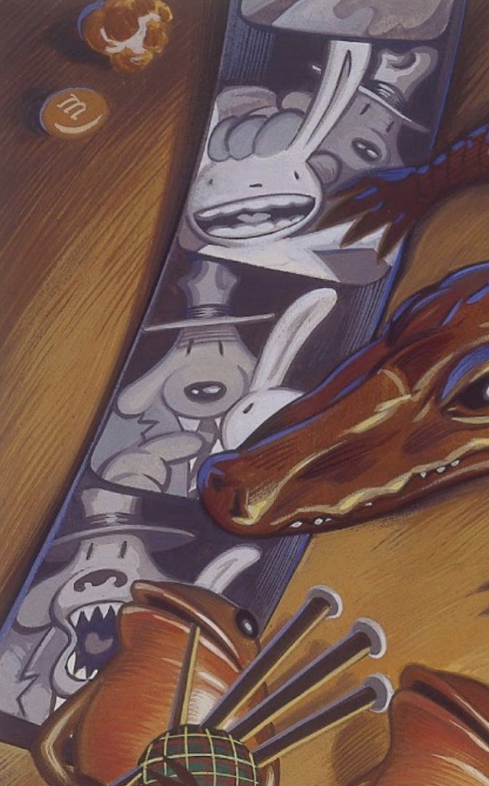 rlly like how sam’s teeth are sharper than max’s here