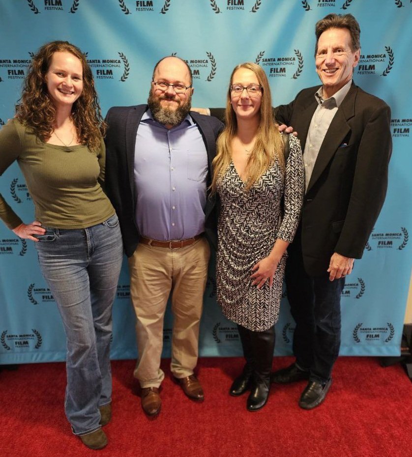 So happy to be joined by @jathorpmfm & Michele Gershman RN, who are featured in #ShotDead, at the Santa Monica Film Festival. We are so honored to share the stories of Trista, Ernesto & Baby Naomi in order to prevent more unnecessary injuries & deaths. shotdead.org