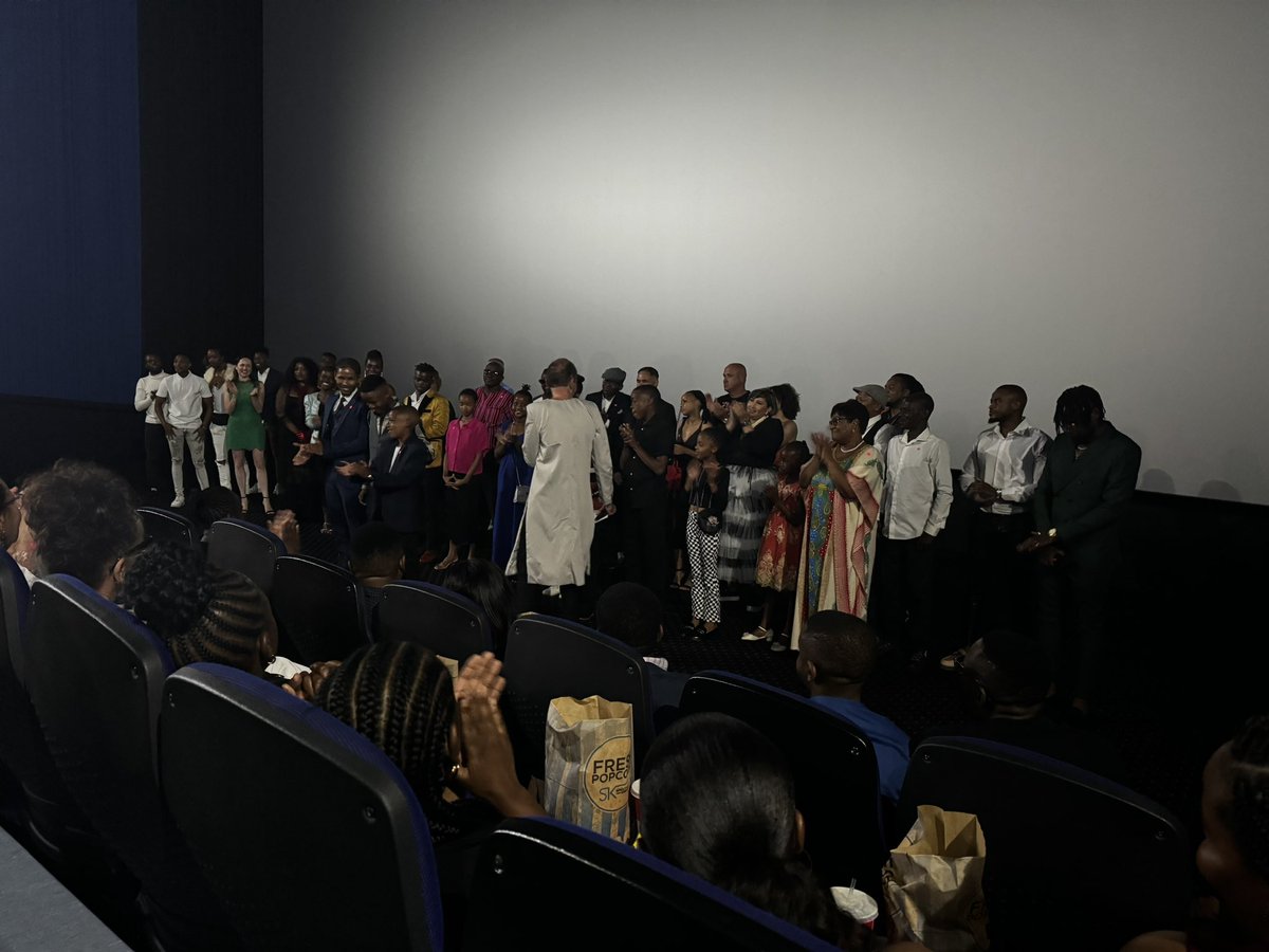 martinakarny's tweet photo. On Thursday 1.2.2024 I attended a premiere of a Namibian movie #Lucas and @sterkinekor at the @GroveMallNamib with my friends - actors in this movie. It’s a fictional story of a “street kid” based on 23 interviews conducted with 23 street kids. I’m still processing. #HeavyMovie https://t.co/qjG40mZhY2