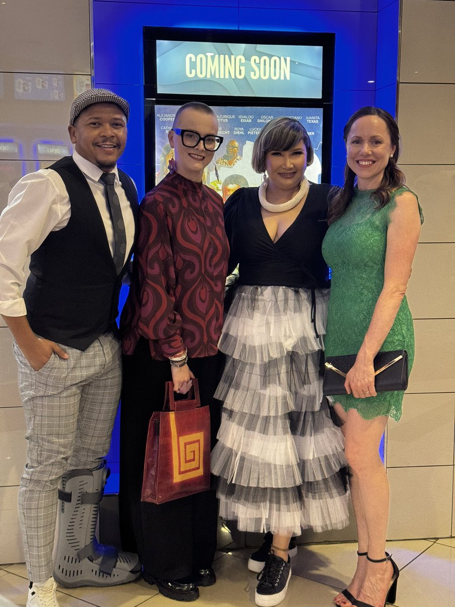martinakarny's tweet photo. On Thursday 1.2.2024 I attended a premiere of a Namibian movie #Lucas and @sterkinekor at the @GroveMallNamib with my friends - actors in this movie. It’s a fictional story of a “street kid” based on 23 interviews conducted with 23 street kids. I’m still processing. #HeavyMovie https://t.co/qjG40mZhY2