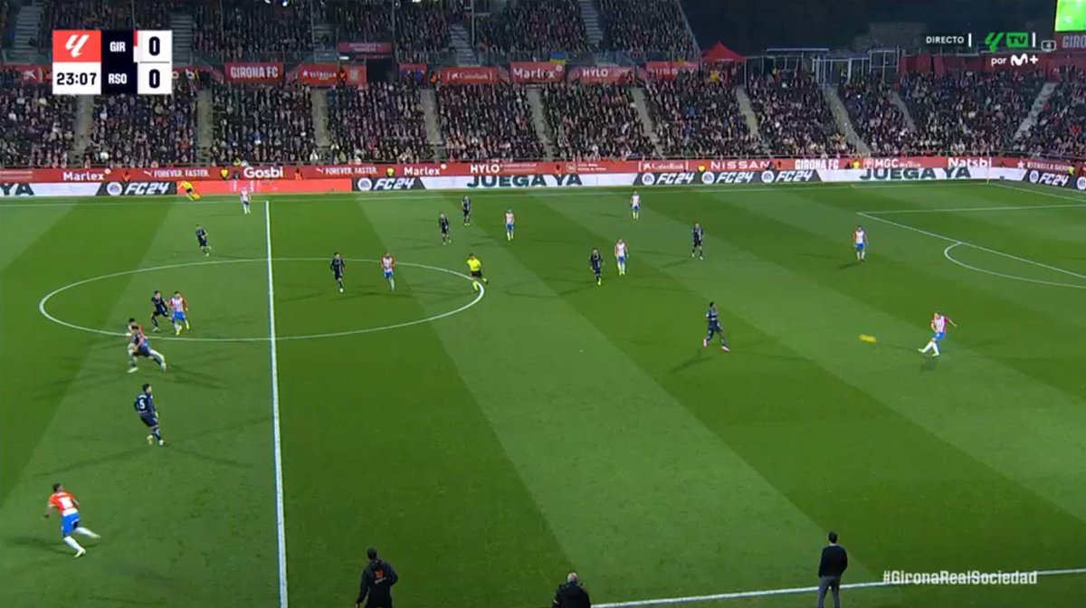 LigActu's tweet photo. ❌ @ArchivoVAR : "Scène surréaliste sur le but annulé au Girona"

👉 "Gil Manzano a invalidé le but de Yangel Herrera alors qu'il s'est écoulé 37 secondes entre le moment du hors-jeu et le but, deux dégagements du ballon se sont produits et une récupération de balle de Brais Méndez."