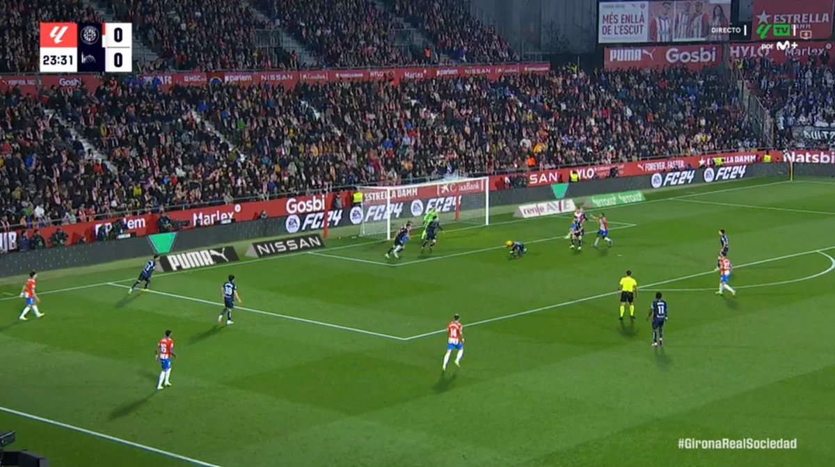 LigActu's tweet photo. ❌ @ArchivoVAR : "Scène surréaliste sur le but annulé au Girona"

👉 "Gil Manzano a invalidé le but de Yangel Herrera alors qu'il s'est écoulé 37 secondes entre le moment du hors-jeu et le but, deux dégagements du ballon se sont produits et une récupération de balle de Brais Méndez."