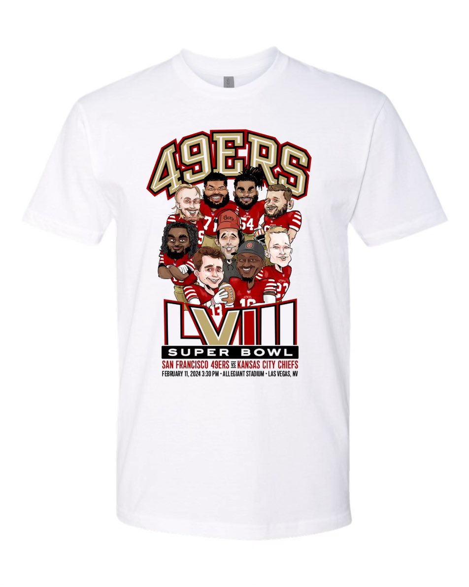 #49ers x #NotoriousGrafix #SuperBowlLVIII tee’s for sale. $20, HMU. #FTTB