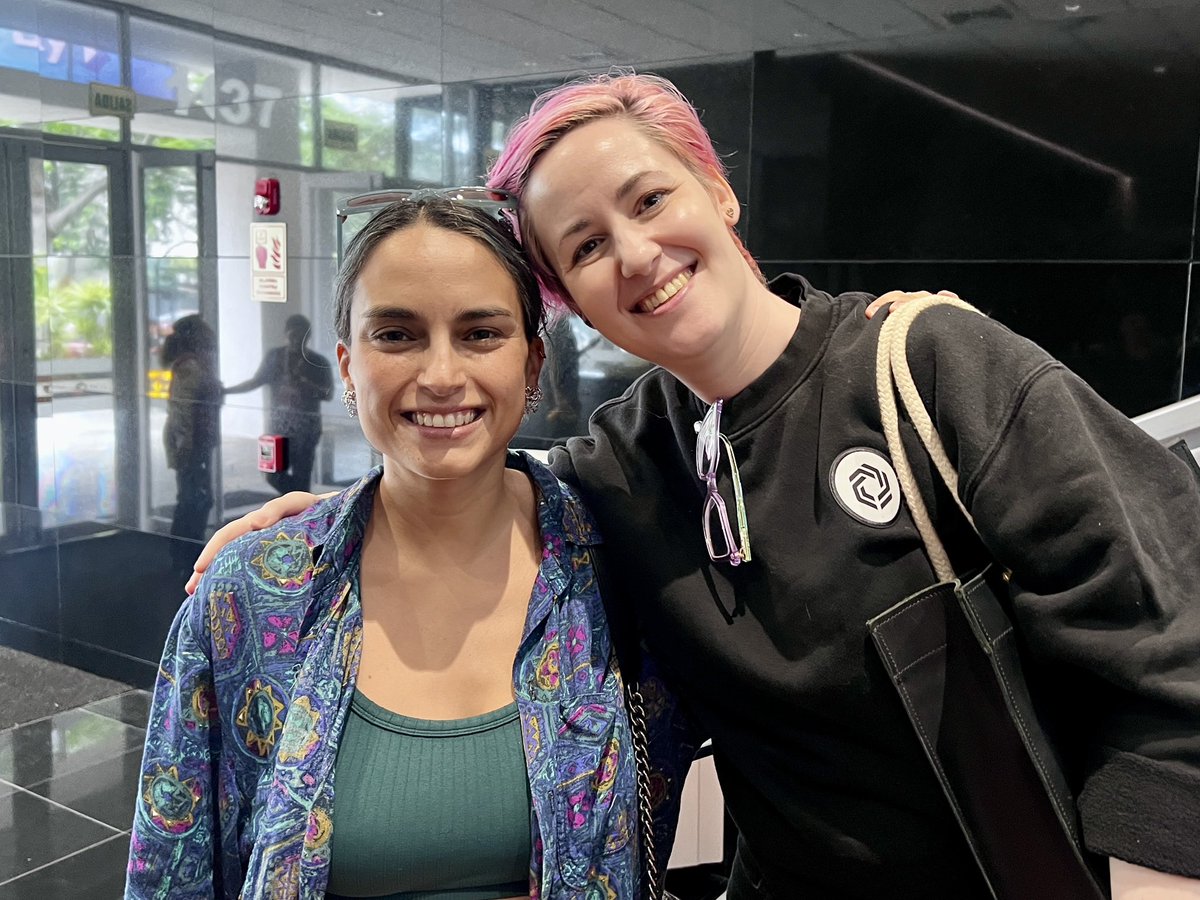 alana_xyz's tweet photo. @EthereumLima keeps being exciting since we continue to meet lovely, passionate and purpose-driven people 🙌💕🙌 with @tobschcom @M4T3RI4 @skylar_eth @samonchain and @stellaachenbach 
#Blockchain #Decentralization https://t.co/lWUWiQOpUf