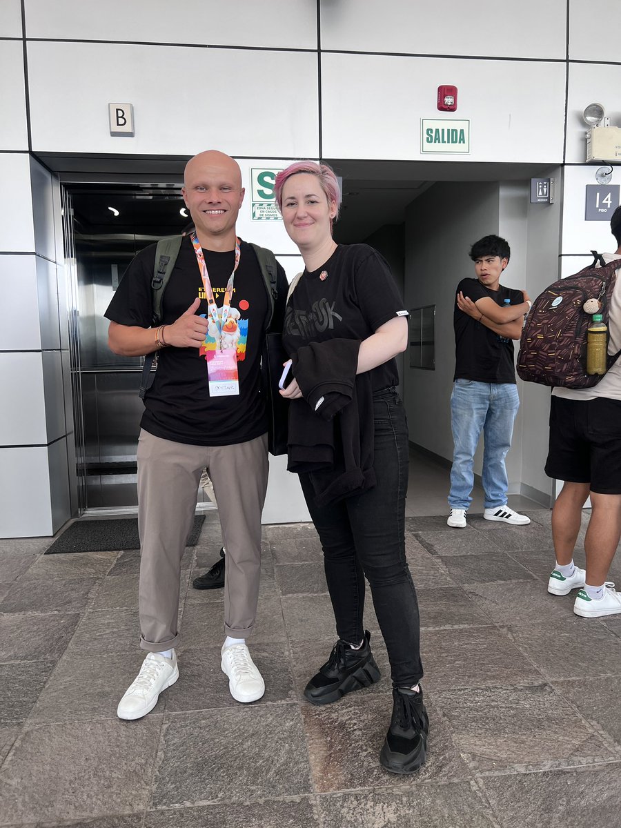 alana_xyz's tweet photo. @EthereumLima keeps being exciting since we continue to meet lovely, passionate and purpose-driven people 🙌💕🙌 with @tobschcom @M4T3RI4 @skylar_eth @samonchain and @stellaachenbach 
#Blockchain #Decentralization https://t.co/lWUWiQOpUf