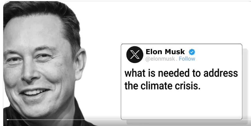 Cleanthinking's tweet image. In diesem Video erklärt der reichste Mann der Welt, @elonmusk, dass wir das fossile Zeitalter so schnell wie möglich beenden müssen - dazu müssen wir aufhören, auf die Propaganda der fossilen Konzerne zu hören.

Das ist bemerkenswert, weil Musk vermutlich mit den Republikanern…