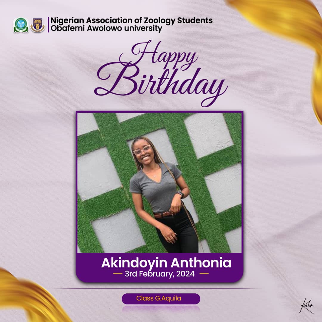 G_Aquila1's tweet photo. Happy birthday to one of our own
Birthday blessings Anthonia
God bless you and keep youππ½
#OAU
#OAUTwitter
#G_Aquila https://t.co/M5SynR7hhm