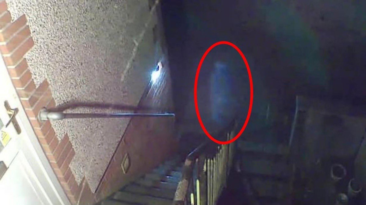 FotodeFantasmas's tweet photo. Un hombre fue alertado por la camara de seguridad de su apartamento que captó una extraña figura https://t.co/tfOaRh6Bke