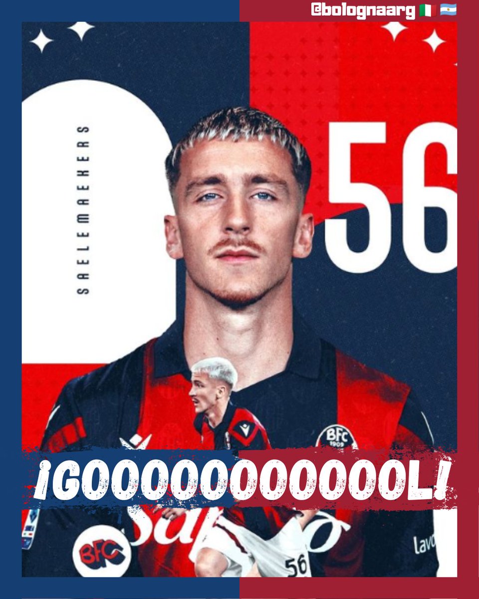 bolognaarg's tweet photo. 5⃣6⃣ SAELEGOOOOOOL
Bologna-Sassuolo (4-2)
#SerieA
#BolognaSassuolo
#Forzarossoblu https://t.co/6AIprTyvNT