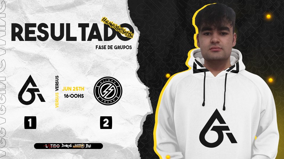 Assassin Gaming (@assasingaminggg) on Twitter photo <a href="/EmpireLeagueCR/">EmpireLeague™</a> <a href="/OlimpoSquad/">Olimpo Squad⚡️</a> <a href="/Duque_CR1/">Duque</a> <a href="/latidoshop/">Latido</a> #Resultados 𝐱 Ninjas
Fin de semana sorprendente, por poquito se nos fue el partido en contra de los dioses. esperamos volver a vernos en la arena!
🏆 • <a href="/EmpireLeagueCR/">EmpireLeague™</a>
📌 • Fase de Grupos
🆚 • <a href="/OlimpoSquad/">Olimpo Squad⚡️</a>
🎮 • 1-2❌
#AlwaysAssassin 🥷🏻 <a href="/EmpireLeagueCR/">EmpireLeague™</a> <a href="/OlimpoSquad/">Olimpo Squad⚡️</a> <a href="/Duque_CR1/">Duque</a> <a href="/latidoshop/">Latido</a> #Resultados 𝐱 Ninjas
Fin de semana sorprendente, por poquito se nos fue el partido en contra de los dioses. esperamos volver a vernos en la arena!
🏆 • <a href="/EmpireLeagueCR/">EmpireLeague™</a>
📌 • Fase de Grupos
🆚 • <a href="/OlimpoSquad/">Olimpo Squad⚡️</a>
🎮 • 1-2❌
#AlwaysAssassin 🥷🏻