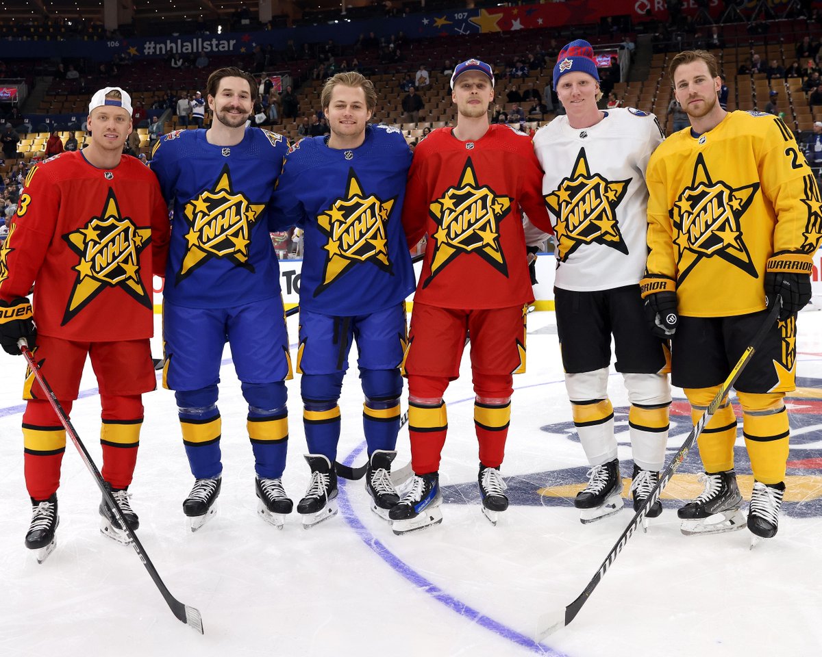 A pretty Swede group 🇸🇪 #NHLAllStar 

🇺🇸: <a href="/espn/">ESPN</a> or <a href="/ESPNPlus/">ESPN+</a> ➡️ spr.ly/6184uryQp 
🇨🇦: <a href="/Sportsnet/">Sportsnet</a> or stream on Sportsnet+ ➡️ spr.ly/6185uryQV