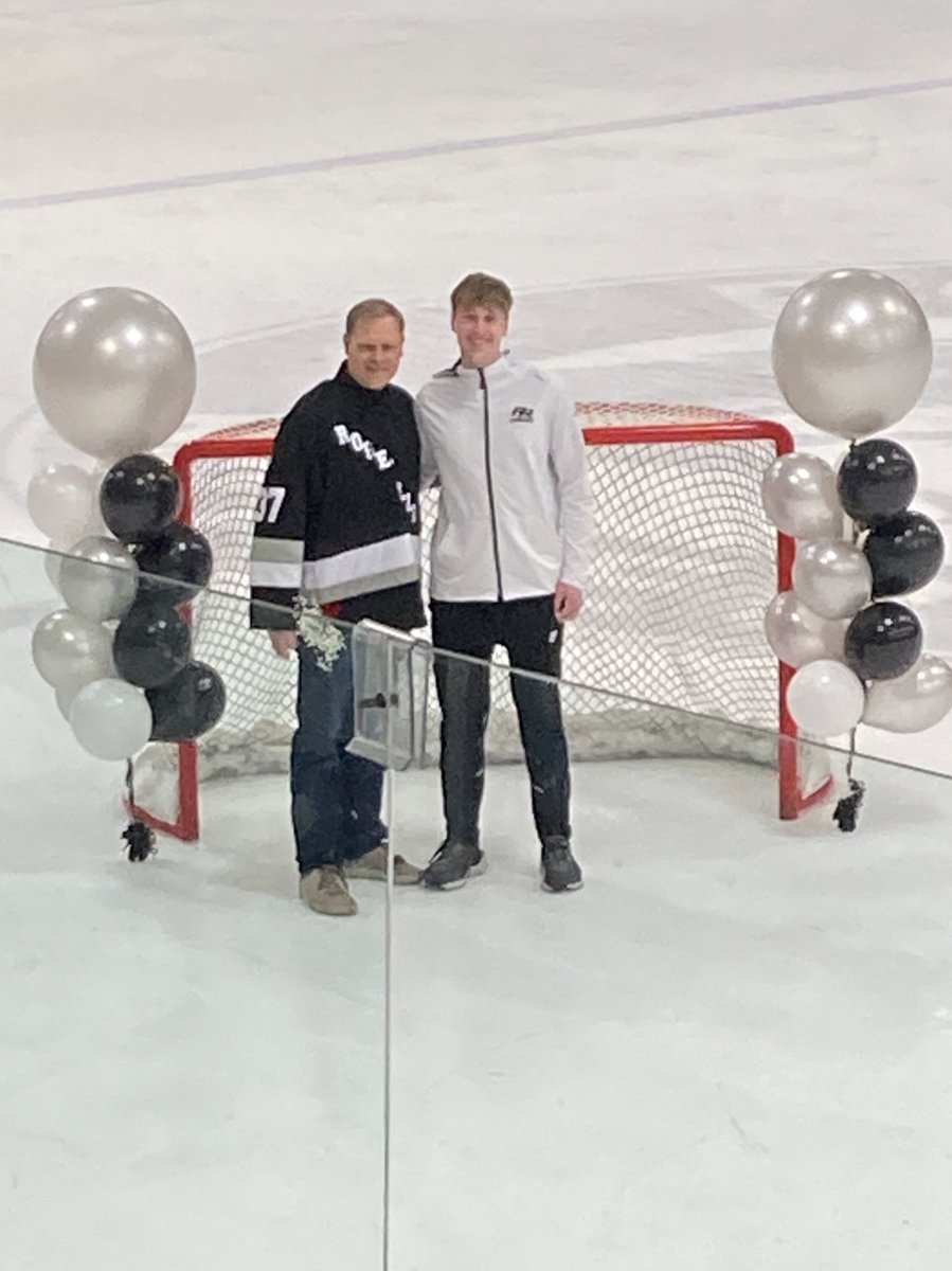 Congrats to DK, Chili, and Snaves on this Senior Day. Won’t be long till we are off the ice and on the dirt and grass!