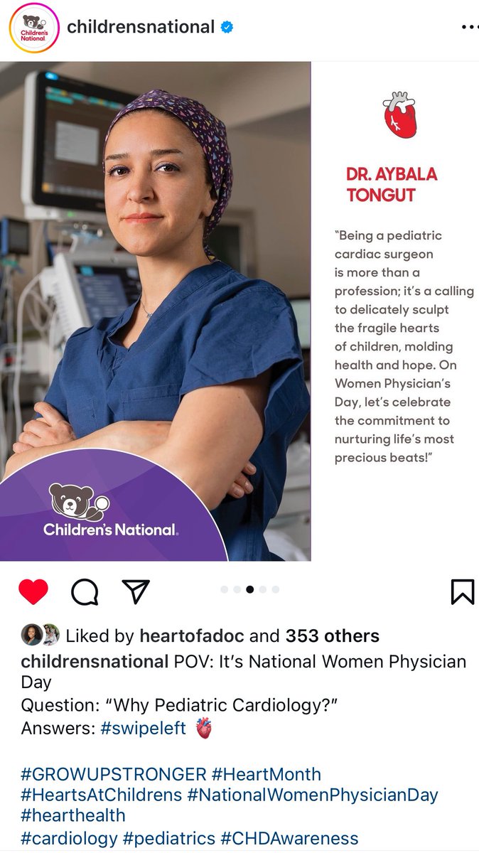 kiddiehearts's tweet photo. On this National Women Physician Day, I want my colleagues to know I see you and you are greatly appreciated.❤️ @ChildrensNatl #SheRoes #HeartDocs #OutpatientSurgeonEPFetal #CHD #HeartMonth https://t.co/EGDQoaDgGz