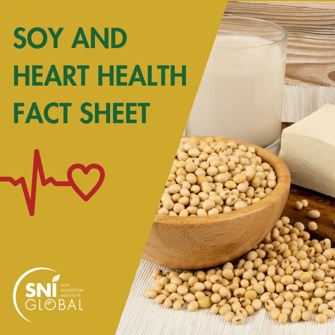 Soy_Nutrition's tweet photo. February is Heart Health Month! π« Soy foods can make important contributions to heart healthy diets, providing high-quality protein and ample amounts of omega-6 and omega-3 essential fatty acids. Read our fact sheet: https://t.co/7GJGCCqW9v
#WeHeartSoy #SNIGlobal #USSoy https://t.co/KdrOcMYvEy