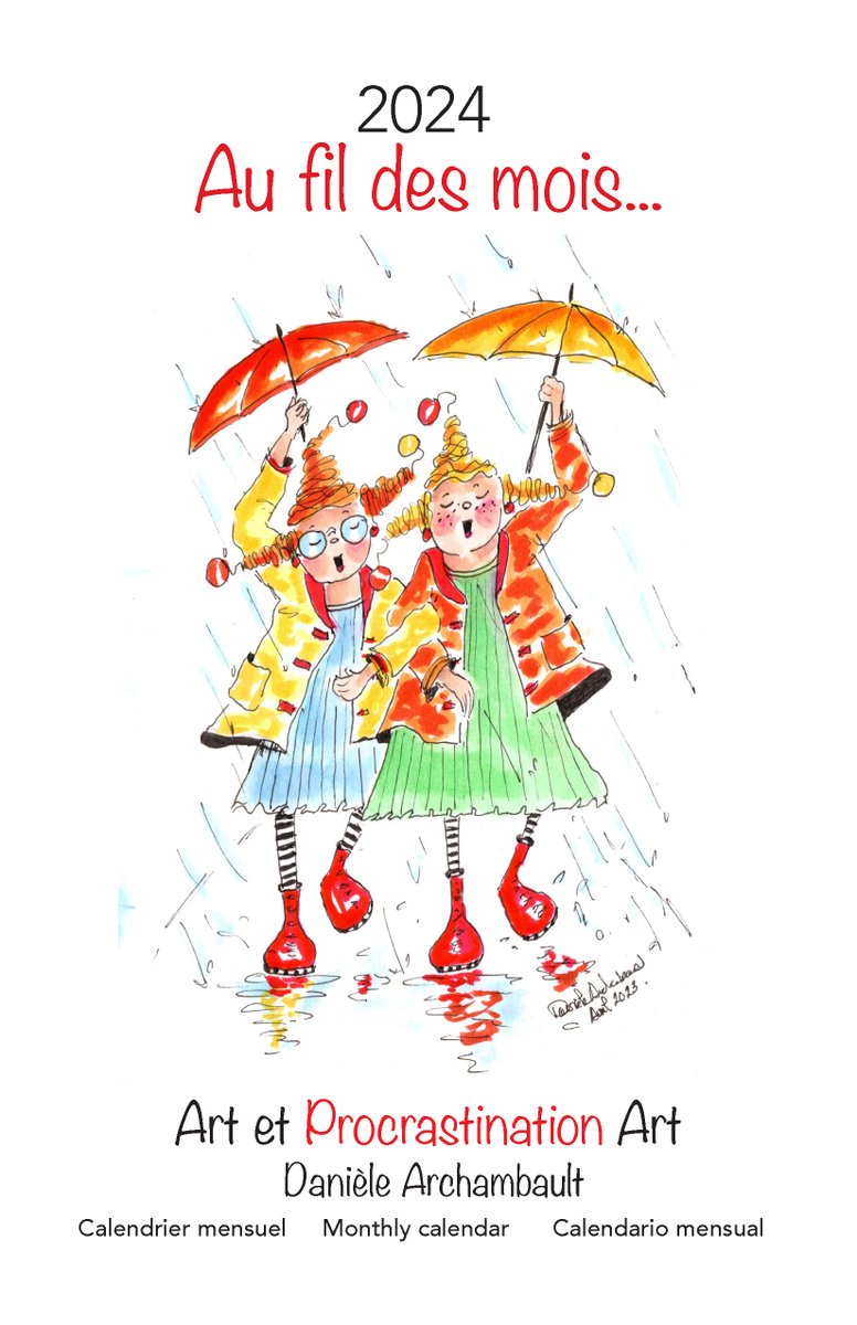 Février. February. Febrero
Calendrier trilingue 2024. Au fil des mois.