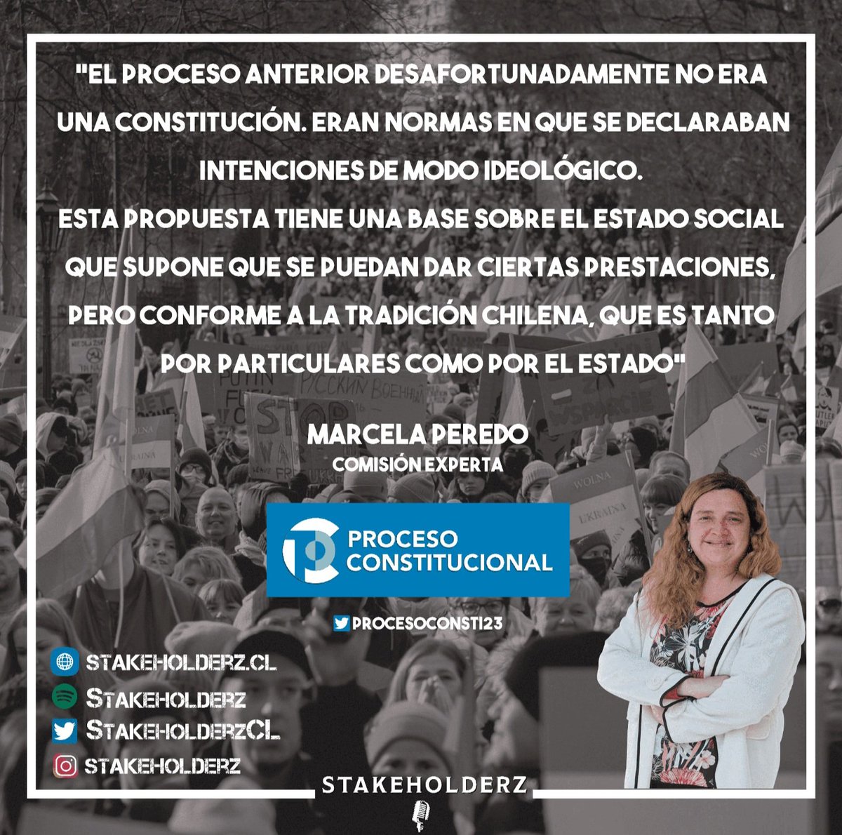 🎙 Se dijo en Stakeholderz®️

Marcela Peredo
Doctora en Derecho <a href="/uandes/">Uandes</a>
Exmiembro de la Comisión Experta del <a href="/Procesoconsti23/">Proceso Constitucional</a> 
Ministra del <a href="/tribconst_chile/">Tribunal Constitucional de Chile</a>

⭕ Enlace en la bio 👆🏻

🎙STAKEHOLDERZ PODCAST®️

#stakeholderz