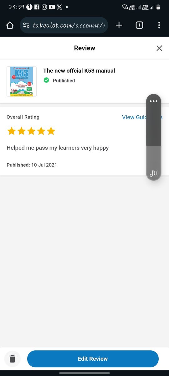 DeepMeeSoul_SA's tweet photo. @TAKEALOT This is my old review but i did review others aswell https://t.co/3YvaOYFOwq