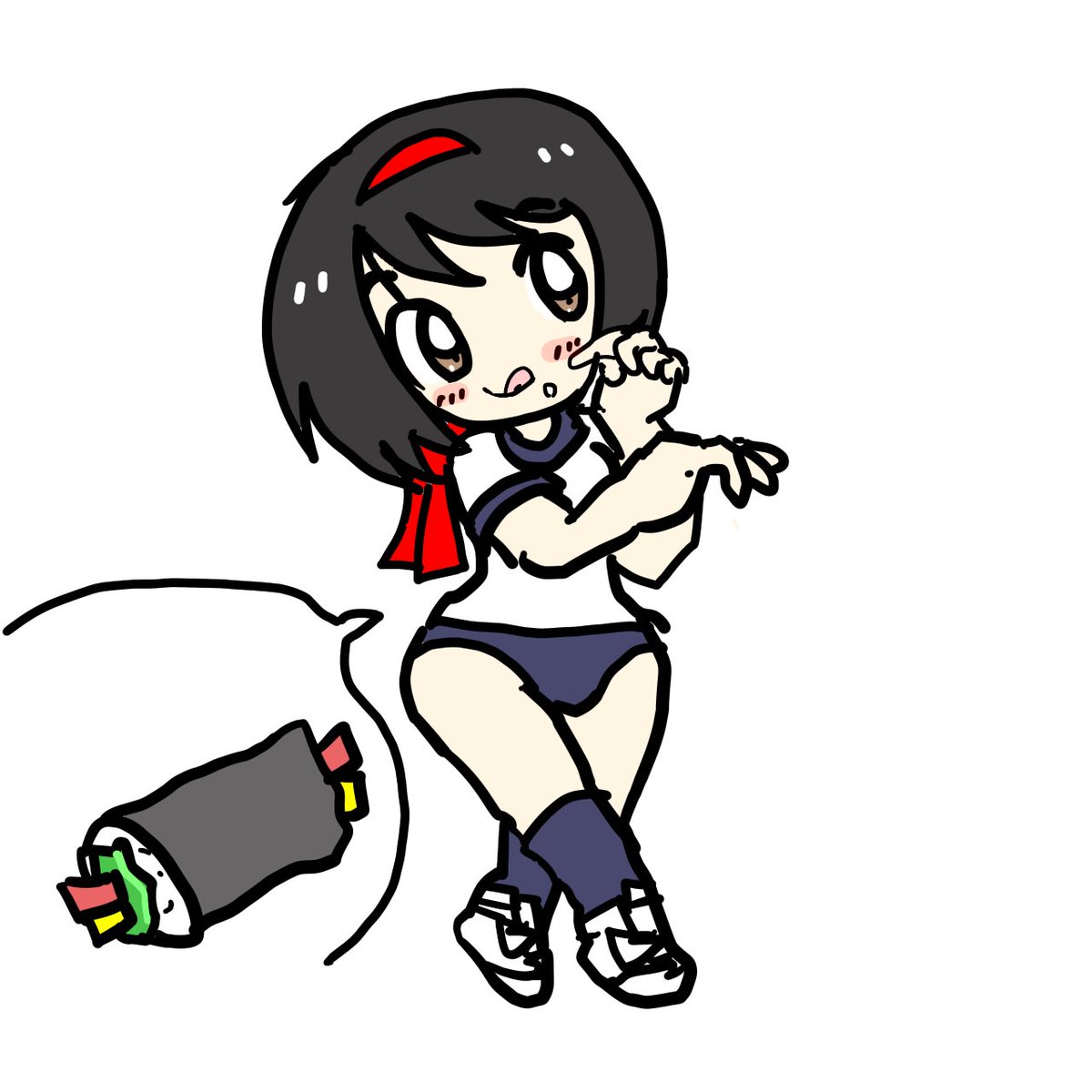 エリカ(トレーナー) 「#うちの子で知りたい情報とかあれば何でもお答えします決まってなければ考えますおは」|塩粥のイラスト