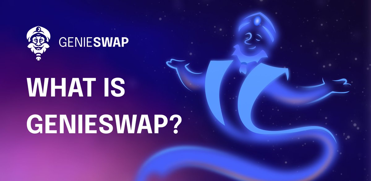 GenieswapDEX's tweet image. Genieswap is a multichain DEX, enabling you to trade tokens on Ethereum, BSC, Tron and other chains. Genieswap also provides a convenient way to on/off ramp FIAT. 

Genieswap is your go-to platform, bringing you all the major exchange features you need in one place✌️