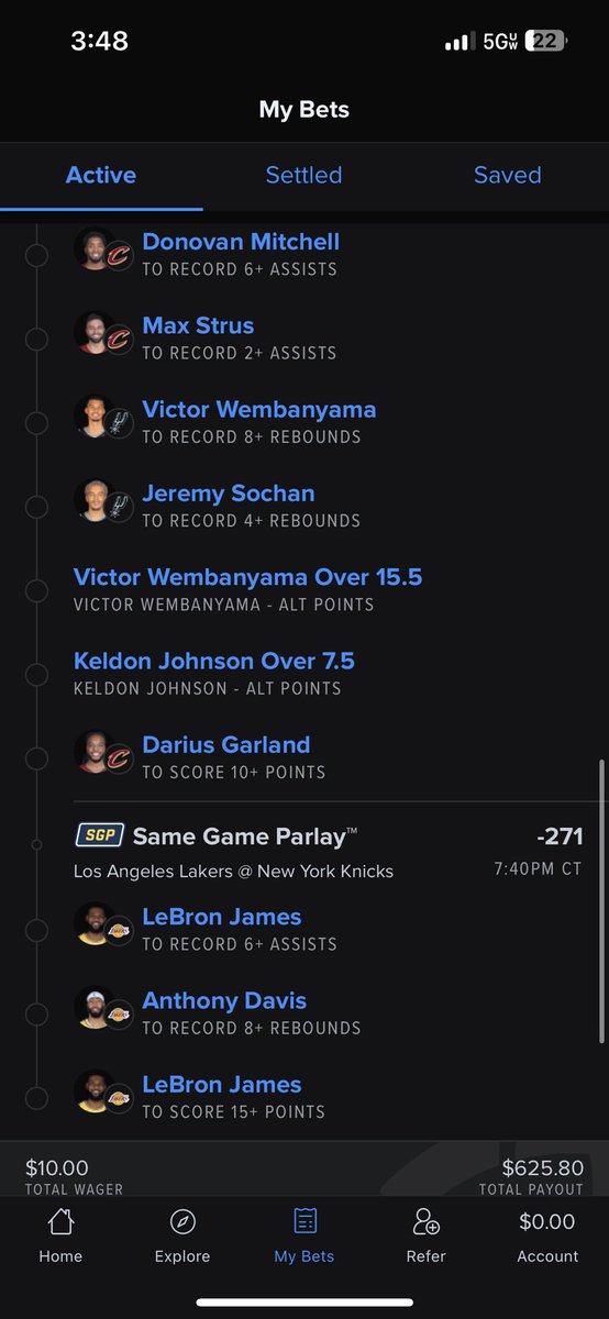 CourtsideAI's tweet photo. Lotto #1 built by my #NBAai Algorithm!🏀🏀🏀 

#nba #nbabets #playerprops #bensimmons #maxstrus #donovanmitchell #nbaallstar #sportsbet #gamblingx #gamblingtwitter #soortsbet https://t.co/PDr8scxch5