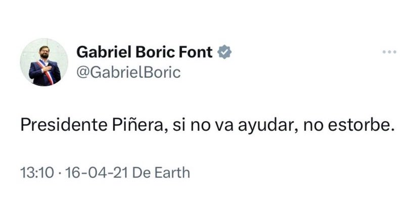 ARL_2050's tweet photo. Presidente Boric, si no va ayudar, no estorbe.

@GabrielBoric #incendio #IncendiosForestales #Valparaíso #IncendiosIntencionales @sebastianpinera @melnicksergio @Meruanista https://t.co/BlHCdvInYD
