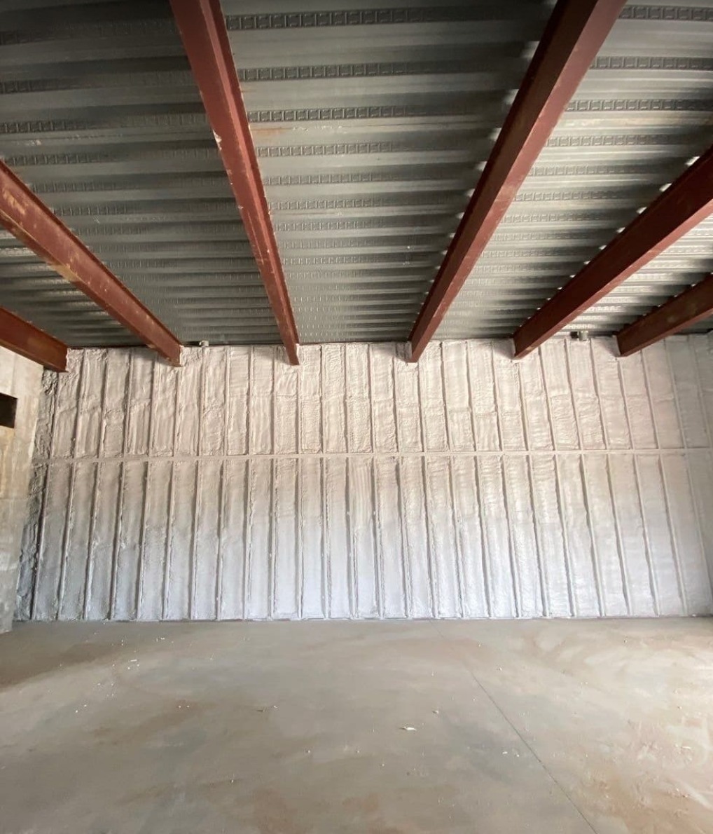 FoamNorthland's tweet photo. Since spray foam insulation sticks to a metal building's surface, this newly added rigidity to the building increases the structural integrity of the area it is applied to! https://t.co/xc5wsq8PFd